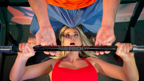 Alluring MILFs Anita Avalon yanks her leggings down, savoring trainer's lips on mine, filthy MYLF fantasy