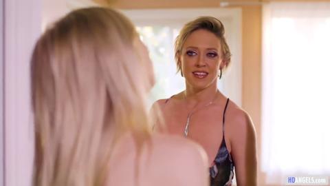 Step Mom RevealsVirgin Hates Boobs, Guides Her Through It