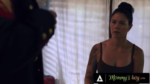 MILK FED MOMMY'S BOYFRIEND - Busty Dana Vespoli Craves Thirsty Lover In Dad's Uniform