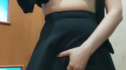 sleek strip and stroke in front of glass