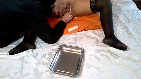 Blissful electrocution and anal👌 injection ecstasy, cumming to new heights