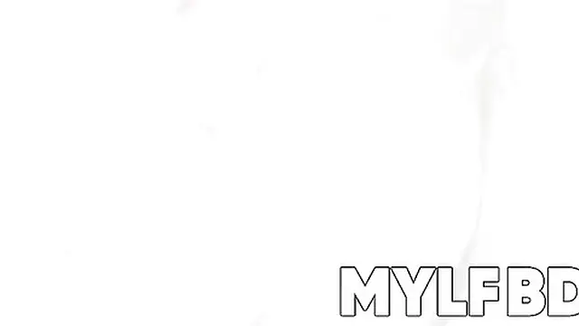 Hot MILF Dani Jensen in lace lingerie enjoys a passionate blowjob