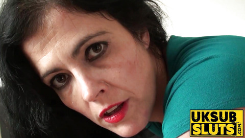 UKSubSluts com - Cute UK milf gets roughly ass fucked in maledom paradise by master