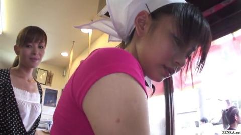 Raw, sloppy, group sex initiation at Thailand's dirtiest public food stand