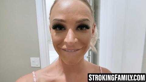 I caress stepmom's breasts while Bobby pleases me