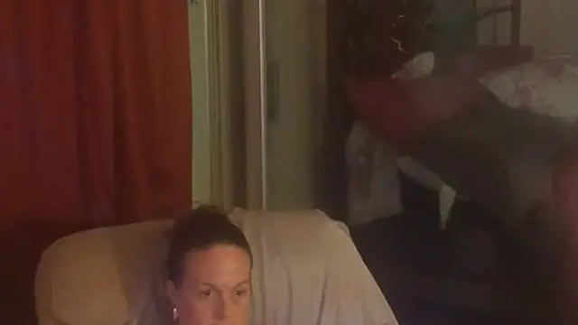 Caught on camera as I remove my tiny dress and play with my sheer lingerie