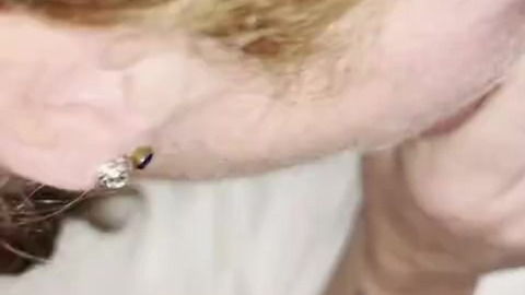 Michaela McKenzie rides Johnholmesjunior's massive huge hard white cock at privite hotel party