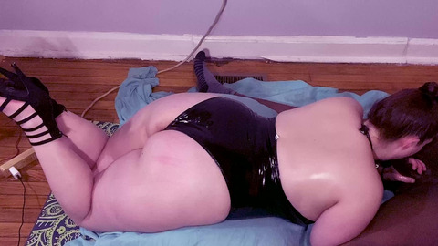 She slurps me up getting ready to take my big cock
