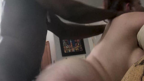 Thick mommy gets rammed by a big black master