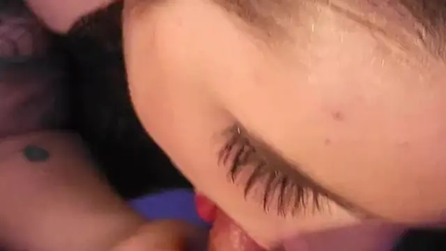 Sexy Milf sucks off a man