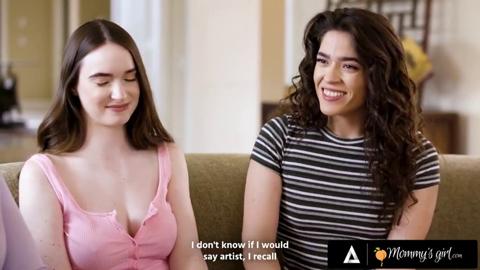 Stepmom and I Seduced Our Babysitter Together