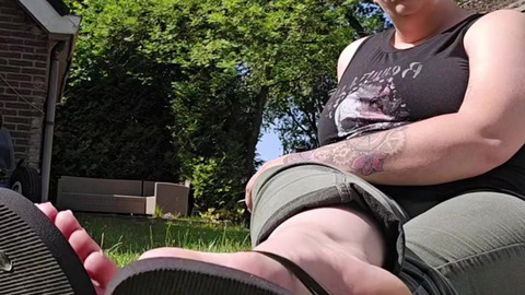 Anklets —  toerings —  nylons and slippers all in one video ????