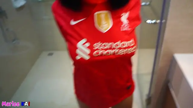 Exotic Asian Milf Bound and Pleasured in Luxury Suite