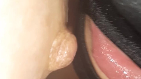 My milf slave licks —  bites —  sucks my nipples - IkaSmokS