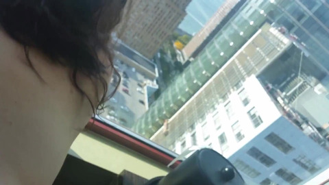 POV Fucking in Front of a Window in New York City so All Can See