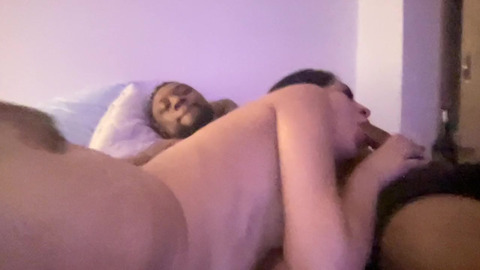 Slim Latina loves to take Good Care of Long black Cocks