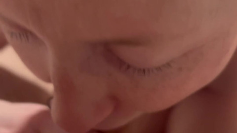 Sucking Daddy Fast and Deep in my Throat for Facial