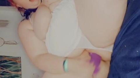 BBW talking dirty and squirting on toy (Leah Gotti)