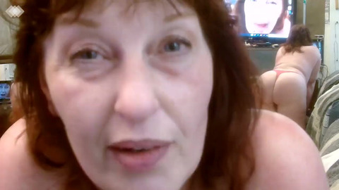 V 376 Country redhead loves to wiggle n jiggle —  plus dirty talk —  from luscious DawnSkye
