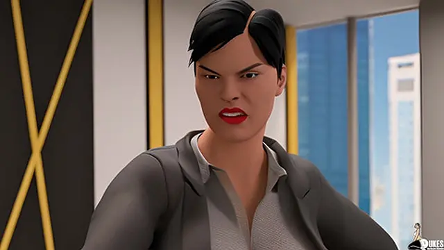 Female Executive gets long dicked by her boss in the office