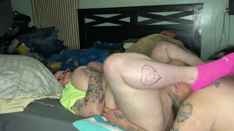 I ate and fucked this married cheating BBW and cream pied her pussy