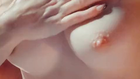 SENSUAL SOLO BOOB BATH MASSAGE. CUM ON MY TITS FOR ME????