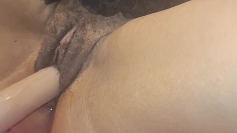 Being fucked by my dildo machine this milf enjoys it 