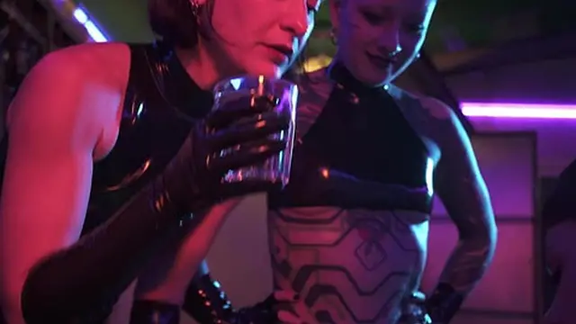 Latex Strapon Triple Domination with Mistress Ae &mdash;  Mixstress Switch & Mushroom Sofi (Eva Elfie &mdash;  Strap On)