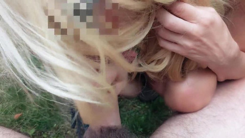 Wild Creampie screw in the Forest - Amateur Couple Miele Blanco (Lena Paul)