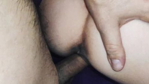 Graceful sex with a beautiful slender milf in fishnet stockings