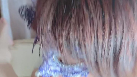 【人妻・不倫】熟女のフェラがすごい。がむしゃらにしゃぶりまくる淫乱な熟女