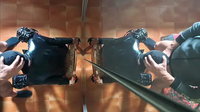 Hot milf gets chairridden while I deepthroat her for ten minutes till I shoot in her mouth