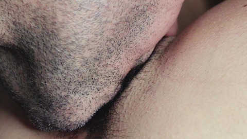 He gets down on his knees and eats my pussy passionately