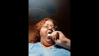 I love to eat ice cream and suck on Ice hunks like a cock