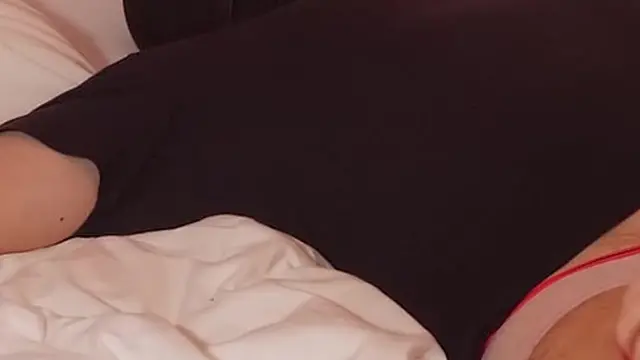 MILF riding a tied Slave′s Face Dildo to Orgasm while his Cock is covered in a Chastity Cage