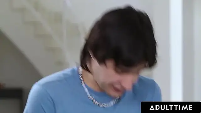 ADULT TIME - PAWG MILF London River Catches Pervert Stepson Jerking To Her Ass On New Exercise Bike