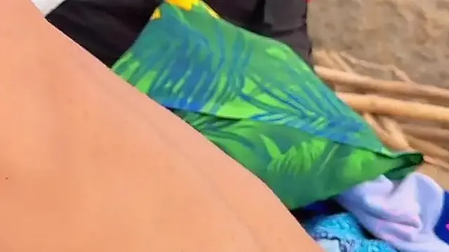 Horny Tourist Milf from Brasil Fucks a Stranger Without Condom in Barcelona B...