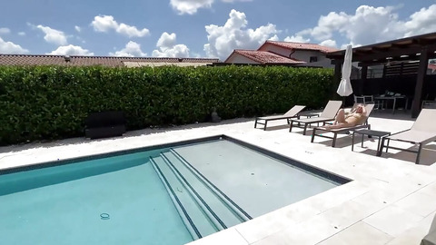 New Naughty😈 Neighbor! Wants To Swim In My Pool? Only If They Please Me First!