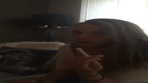 Sexy blonde Cougar's short but fiery smoking fetish sesh for the win