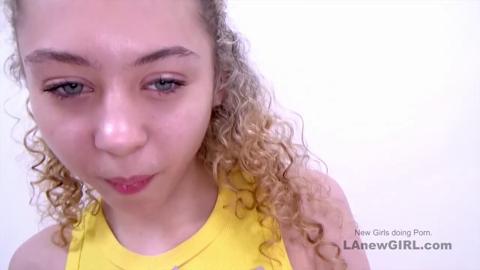 Delicate Blonde Teen Pleasure