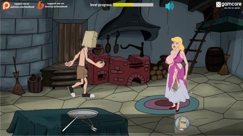 Raw penetration gameplay featuring Ella getting cum-covered by Fuckerman's unrelenting fuck fest
