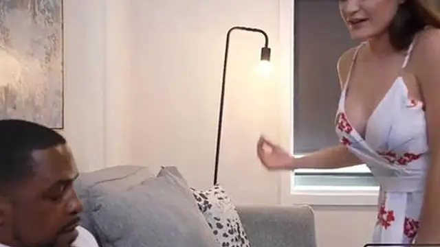 Hot Soccer Babe Sucks Thick Black Cock🌭 During Massage