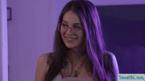 Teen tramps Maddy May and Carmen Valentina gang-bang a mature temptress