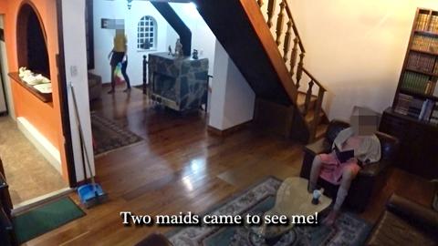 Hotels get serviced, maids get messy Maid's got a taste for cum